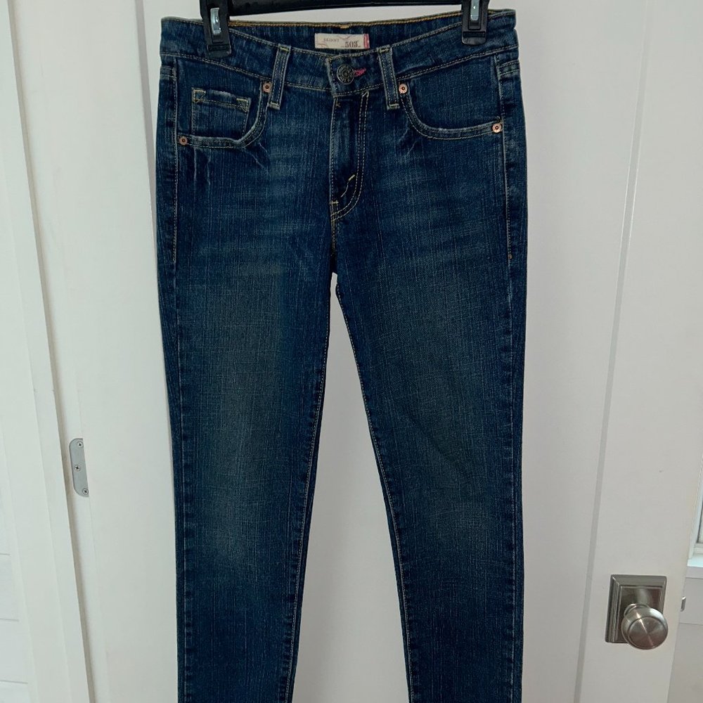 vintage Levi's 503 skinny jeans sz 3M Juniors EUC LN